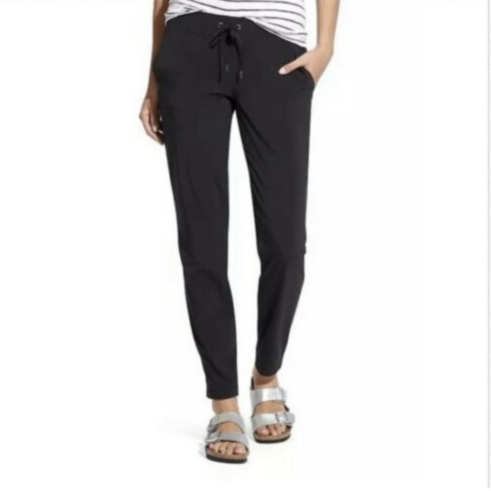 Athleta Midtown Charcoal Gray Ankle Pants